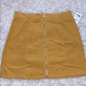NEW ❗️Charlotte Russe Yellow Jean Skirt